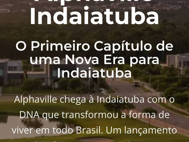 #46 - Terreno em condomínio para Venda em Indaiatuba - SP
